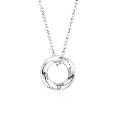 Dây Chuyền đôi Bạc đính Kim Cương Moissanite Tình Yêu Vĩnh Cửu Astrid LILI 166713 6