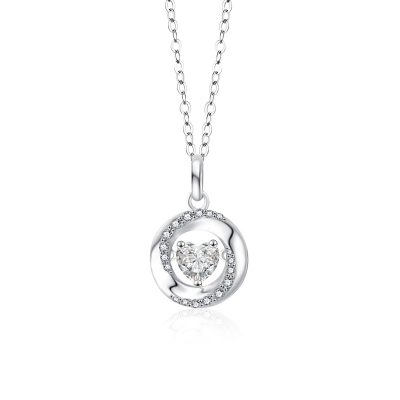 Dây Chuyền đôi Bạc đính Kim Cương Moissanite Tình Yêu Vĩnh Cửu Astrid LILI 166713 7