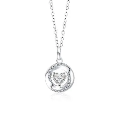 Dây Chuyền đôi Bạc đính Kim Cương Moissanite Tình Yêu Vĩnh Cửu Astrid LILI 166713 7