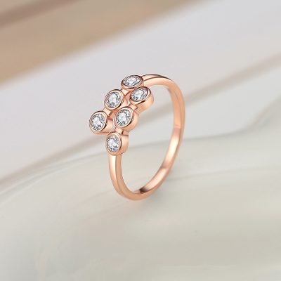 Nhẫn Bạc Nữ đính đá CZ Bong Bóng Dễ Thương Milani LILI 166282 1