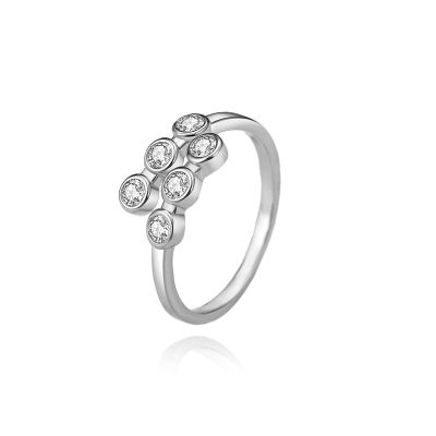 Nhẫn Bạc Nữ đính đá CZ Bong Bóng Dễ Thương Milani LILI 166282 3