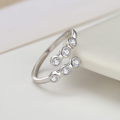 Nhẫn Bạc Nữ đính đá CZ Bong Bóng Dễ Thương Milani LILI 166282 4