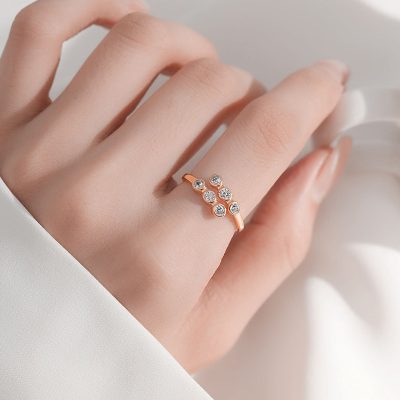 Nhẫn Bạc Nữ đính đá CZ Bong Bóng Dễ Thương Milani LILI 166282 6