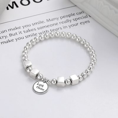 Lắc Tay Bạc Nữ Chuỗi Hạt Tròn Luck Clever LILI 665895 10