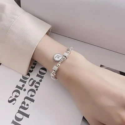 Lắc Tay Bạc Nữ Chuỗi Hạt Tròn Luck Clever LILI 665895 14