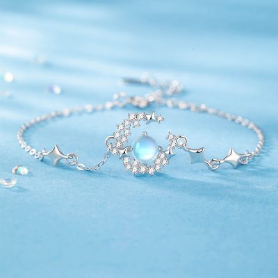 Lắc Tay Bạc Nữ đính đá CZ Bầu Trời Sao Brianna LILI 171807 3