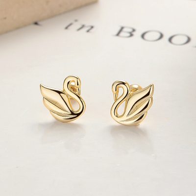Bông Tai Bạc Nữ Chú Thiên Nga Eliza LILI 173272 2