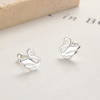 Bông Tai Bạc Nữ Chú Thiên Nga Eliza LILI 173272 5