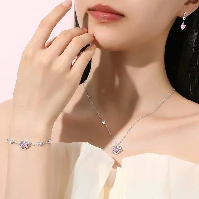 Bông Tai Bạc Nữ đính đá CZ Mũi Tên Tình Yêu Lorelei LILI 173137 3