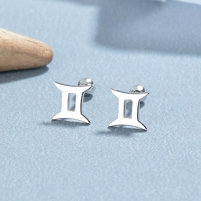 Bông Tai Bạc Nữ Hình 12 Cung Hoàng đạo Salome LILI 174036 5