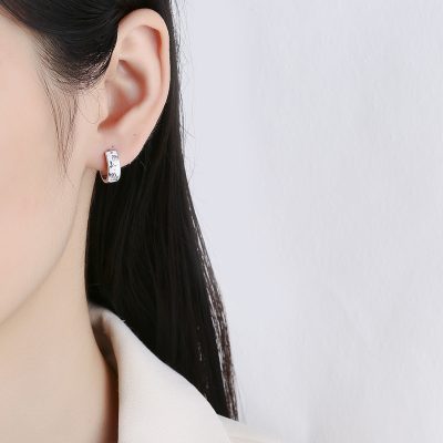 Bông Tai Bạc Nữ Hình Hoa Tulip Nhỏ Harmony LILI 173260 3