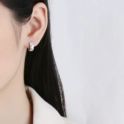 Bông Tai Bạc Nữ Hình Hoa Tulip Nhỏ Harmony LILI 173260 3