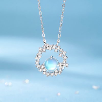 Dây Chuyền Bạc Nữ đính đá CZ Bầu Trời Sao Braelynn LILI 172746 5