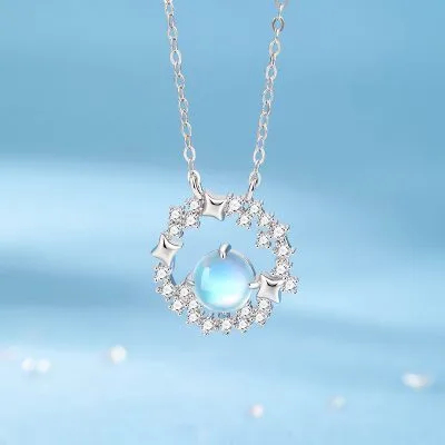 Dây Chuyền Bạc Nữ đính đá CZ Bầu Trời Sao Braelynn LILI 172746 5