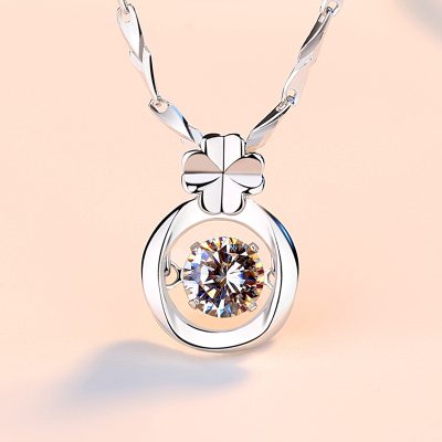 Dây Chuyền Bạc Nữ đính đá CZ Cỏ 4 Lá Emery LILI 173058 3