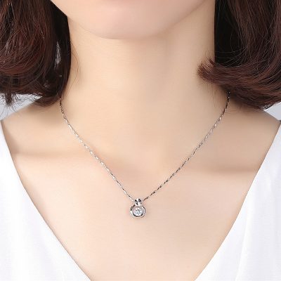 Dây Chuyền Bạc Nữ đính đá CZ Cỏ 4 Lá Emery LILI 173058 4