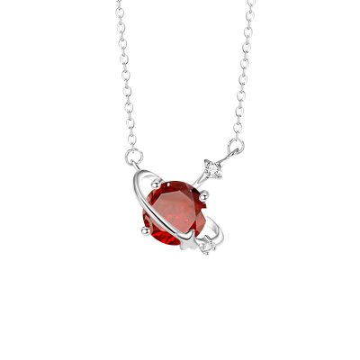 Dây Chuyền Bạc Nữ đính đá CZ Ngôi Sao 12 Tháng Sinh LILI 172855 5