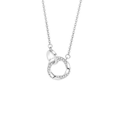 Dây Chuyền Bạc Nữ đính đá CZ Nhẫn Lồng Nhẫn Emilia LILI 172831 5
