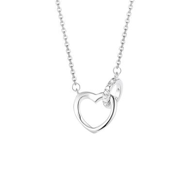 Dây Chuyền Bạc Nữ đính đá CZ Trái Tim Tình Yêu Hannah LILI 172845 5