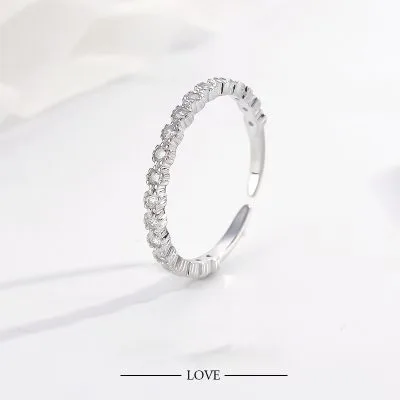 Nhẫn Bạc Nữ đính đá CZ Samira LILI 172666 1