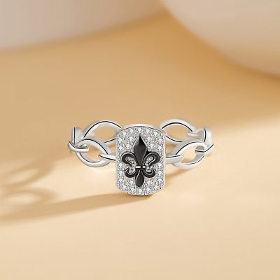 Nhẫn Bạc Nữ đính đá CZ Mặt Vuông Angela LILI 174498 1