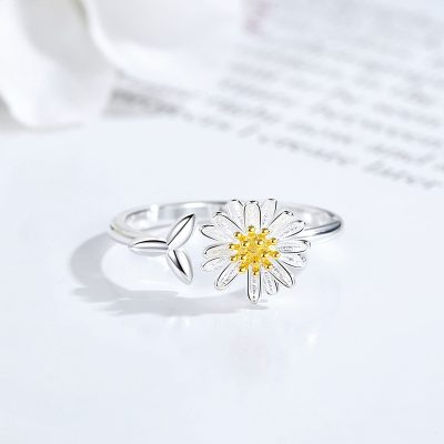 Nhẫn Bạc Nữ Hình Hoa Cúc Nhỏ Novalee LILI 172649 1