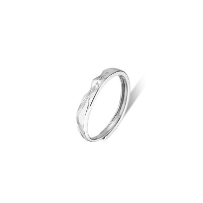 Nhẫn đôi Bạc đính đá CZ Cách Điệu My Love LILI 172591 6