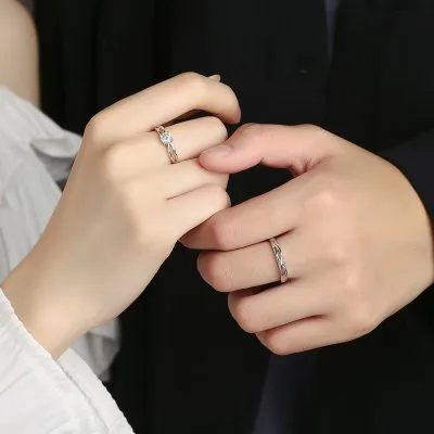 Nhẫn đôi Bạc đính Kim Cương Moissanite Seraphina LILI 172708 3