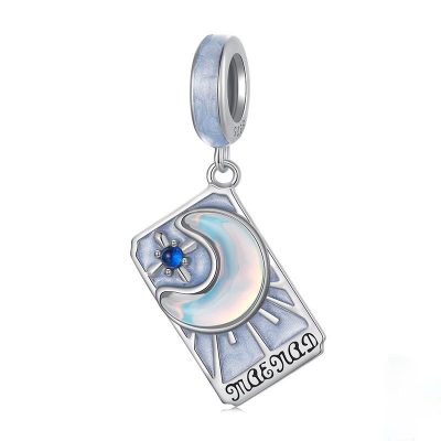 Hạt Charm Bạc Nữ đính đá CZ Bài Tarot Cổ điển Amina LILI 173839 17