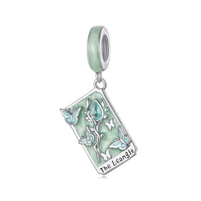 Hạt Charm Bạc Nữ đính đá CZ Bài Tarot Cổ điển Amina LILI 173839 8