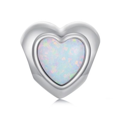 Hạt Charm Bạc Nữ đính đá CZ Trái Tim Tình Yêu Lilliana LILI 173909 7