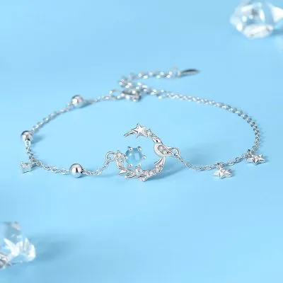 Lắc Tay Bạc Nữ đính đá CZ Cây Xanh Và Chim Nhỏ Alaia LILI 175636 5