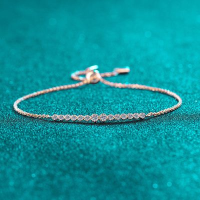 Lắc Tay Bạc Nữ đính Kim Cương Moissanite Jimena LILI 176387 1