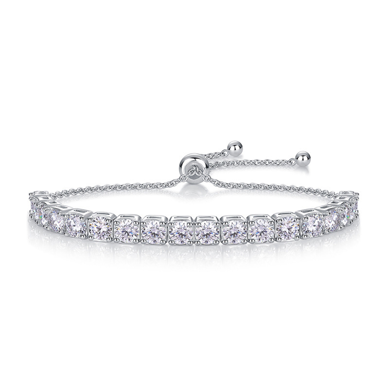 Lắc Tay Bạc Nữ đính Kim Cương Moissanite Miranda LILI 176210 5