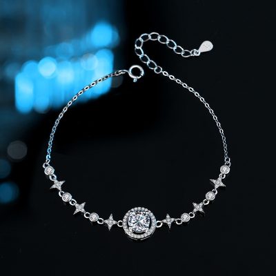 Lắc Tay Bạc Nữ đính Kim Cương Moissanite Bầu Trời Sao Palmer LILI 176028 1