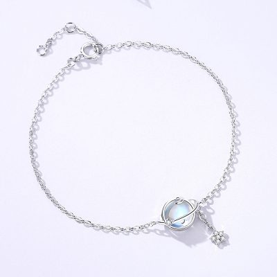 Lắc Tay Bạc Nữ đính Pha Lê Aurora Tiểu Hành Tinh Maliyah LILI 176204 2