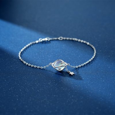 Lắc Tay Bạc Nữ đính Pha Lê Aurora Tiểu Hành Tinh Maliyah LILI 176204 4
