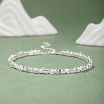 Lắc Tay Bạc Nữ Hình Cây Trúc Catherine LILI 175346 1