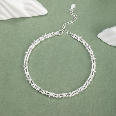 Lắc Tay Bạc Nữ Hình Cây Trúc Catherine LILI 175346 3