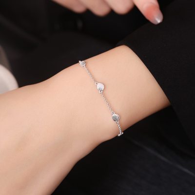 Lắc Tay Bạc Nữ Hình Vỏ Sò Avianna LILI 176148 3