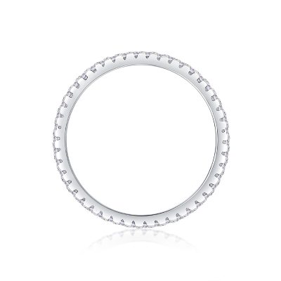 Nhẫn Bạc Nữ đính Kim Cương Moissanite Amayah LILI 176477 5