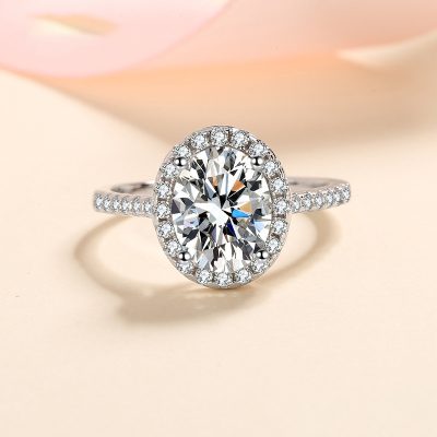 Nhẫn Bạc Nữ đính Kim Cương Moissanite Legacy LILI 176638 1