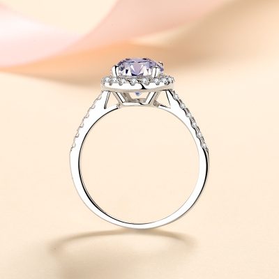 Nhẫn Bạc Nữ đính Kim Cương Moissanite Legacy LILI 176638 3