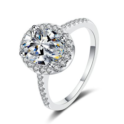 Nhẫn Bạc Nữ đính Kim Cương Moissanite Legacy LILI 176638 5