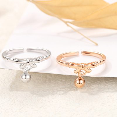 Nhẫn Bạc Nữ Hình Chiếc Nơ Chuông Paulina LILI 174929 2