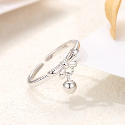Nhẫn Bạc Nữ Hình Chiếc Nơ Chuông Paulina LILI 174929 3