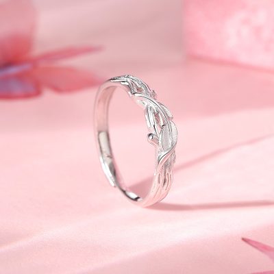 Nhẫn đôi Bạc đính đá CZ Rừng Bướm Xinh Miracle LILI 174871 5