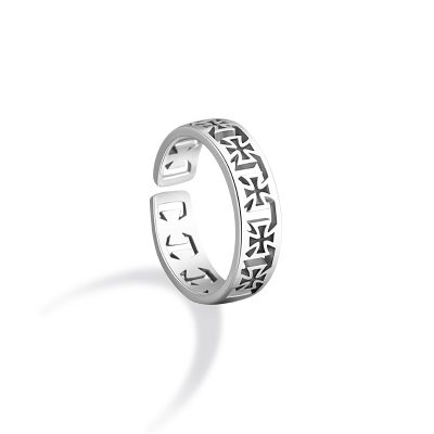 Nhẫn đôi Bạc Thánh Giá Chữ Thập Wynter LILI 174840 5
