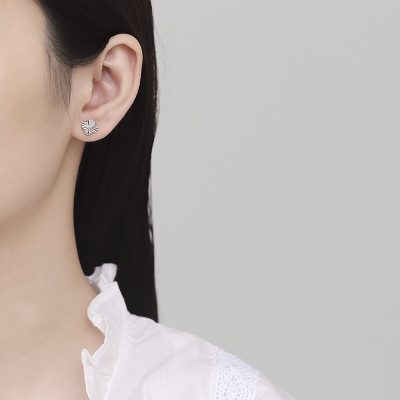 Bông Tai Bạc Nữ Cỏ 4 Lá May Mắn Tessa LILI 181772 2