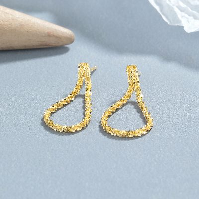 Bông Tai Bạc Nữ Dạng Dây Xù Evelynn LILI 181784 2